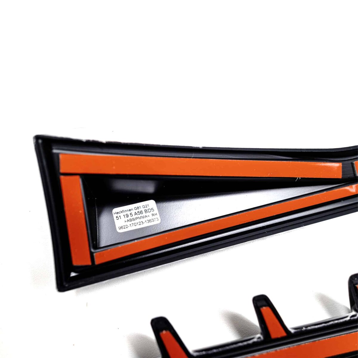 OEM BMW Gloss black rear window fins - 51195A56BD5 - Image 4