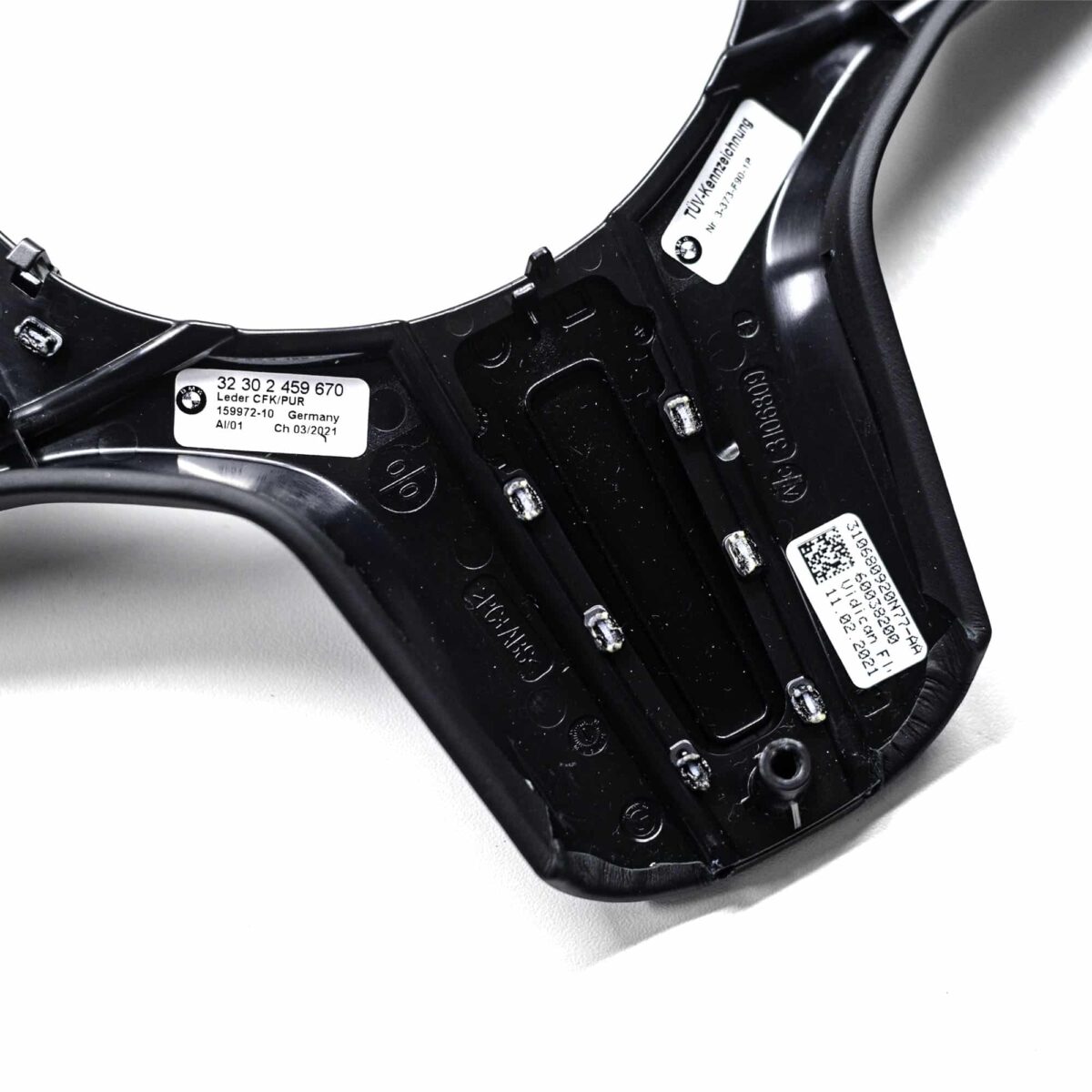 OEM BMW M Performance carbon steering trim - 32302459670 - Image 4