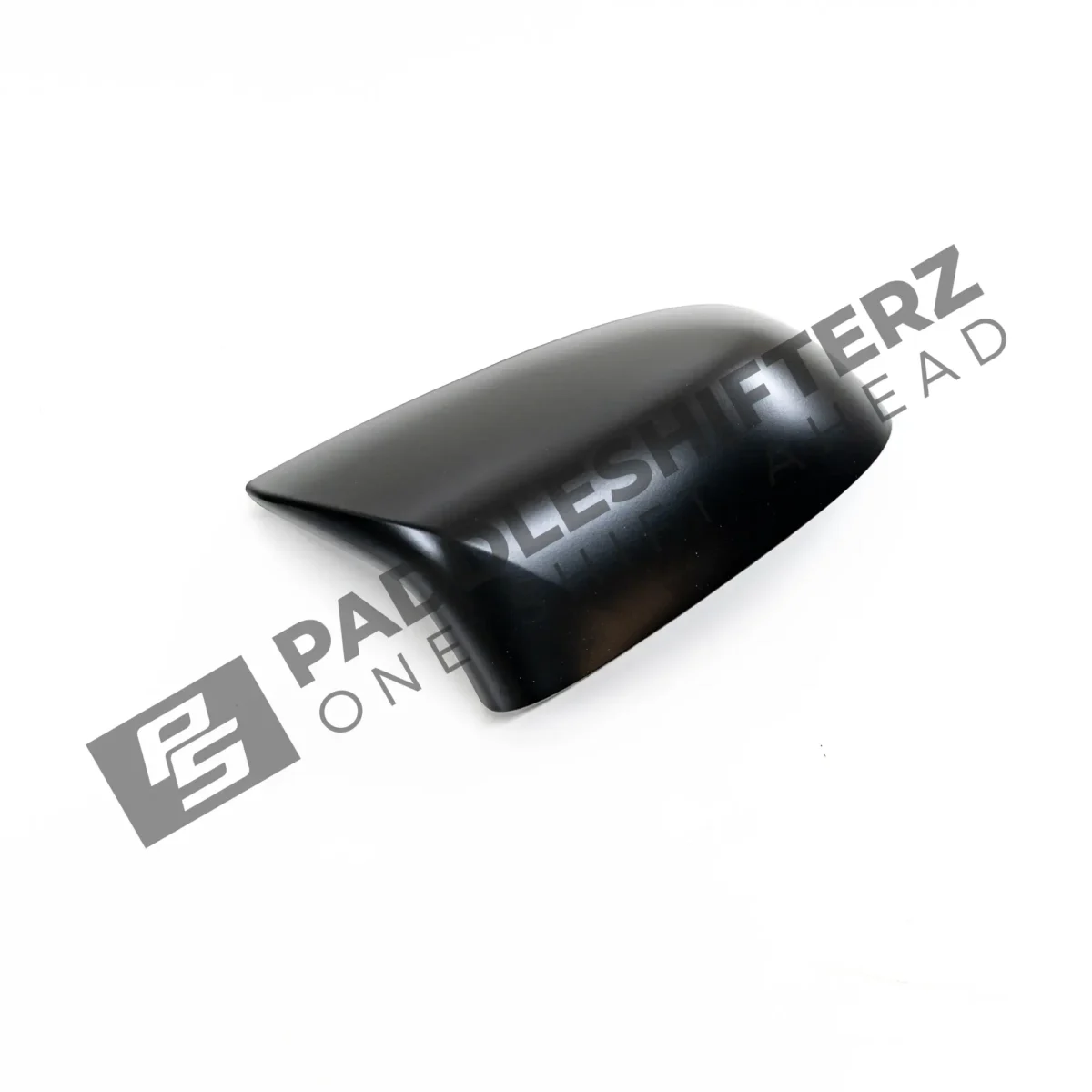 OEM BMW matte black primed mirror cap, left - 51168061707 side
