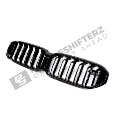 OEM BMW F90 M5 Competition gloss black Grille - 51138082107 side shot