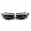 PaddleShifterz a set of OEM BMW F90 M5, G30 LCI laser headlights part number: 63135A07801 photographed from the front side by side