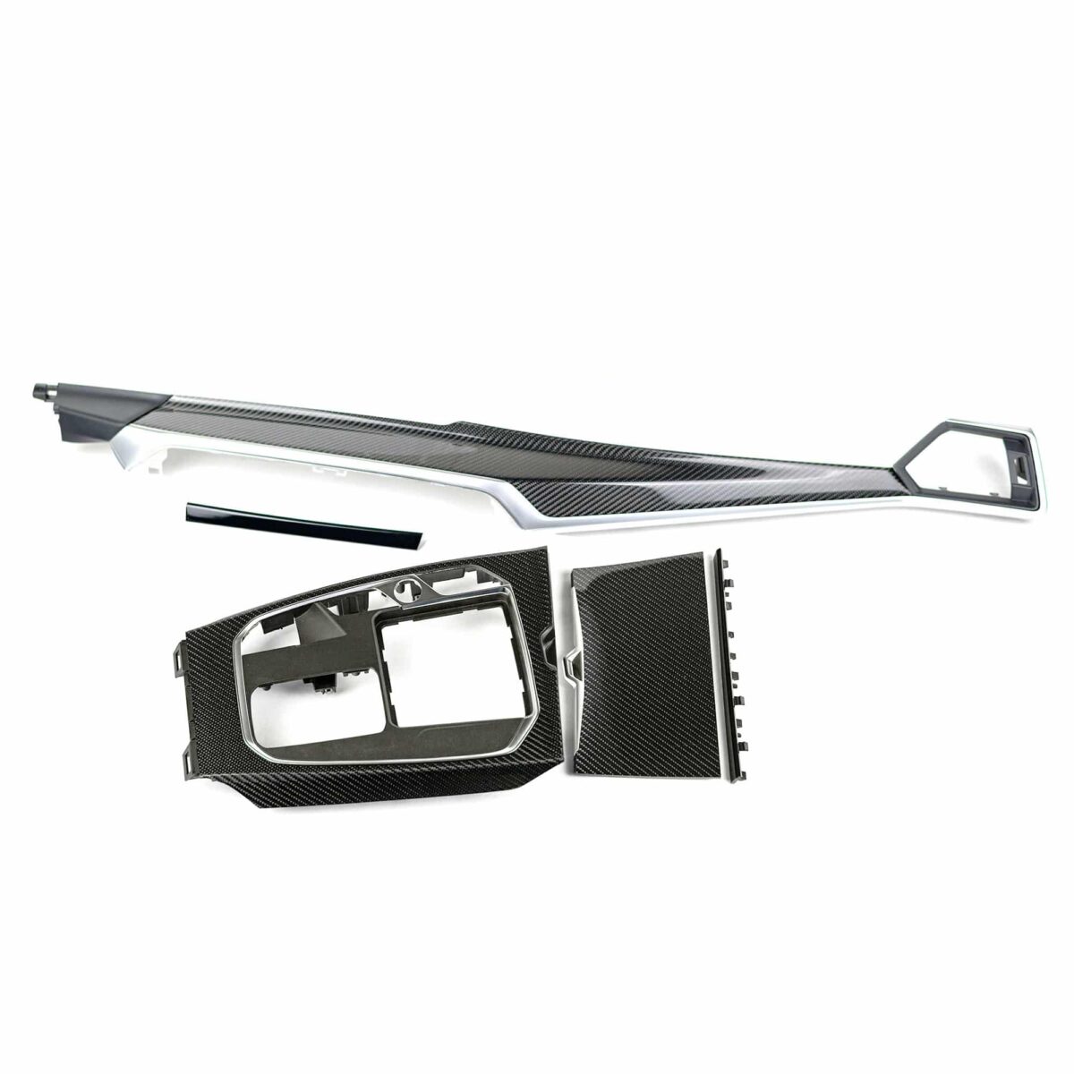 OEM BMW Gloss carbon fiber interior kit - manual gearbox
