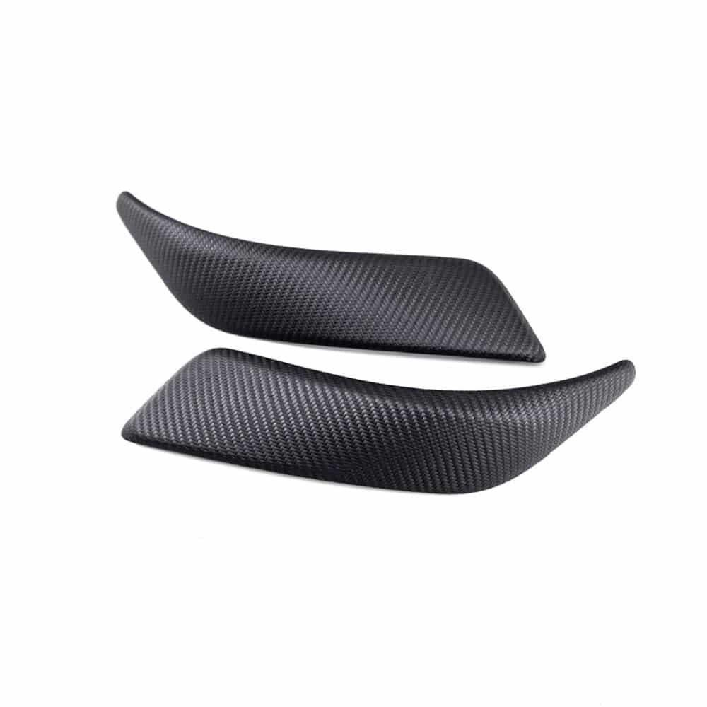 OEM BMW Structured carbon fiber door handles - F87 M2 - 51418063043, 51418063044