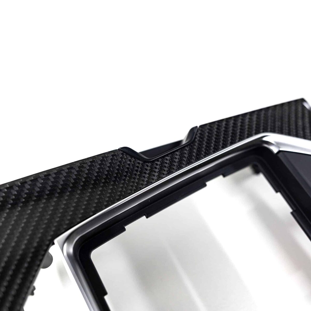 OEM BMW Carbon fiber center console trim, manual - Image 5