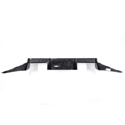 Back side of PaddleShifterz OEM BMW M Performance carbon fiber diffuser for G87 M2 - 51125A46B51