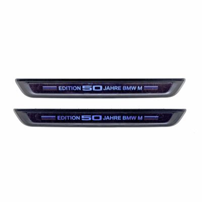 Alternative view of OEM BMW Edition 50 Year BMW M door sill trims - 51477858095