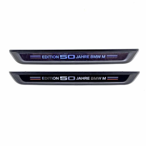 OEM BMW Edition 50 Year BMW M door sill trims - 51477858095