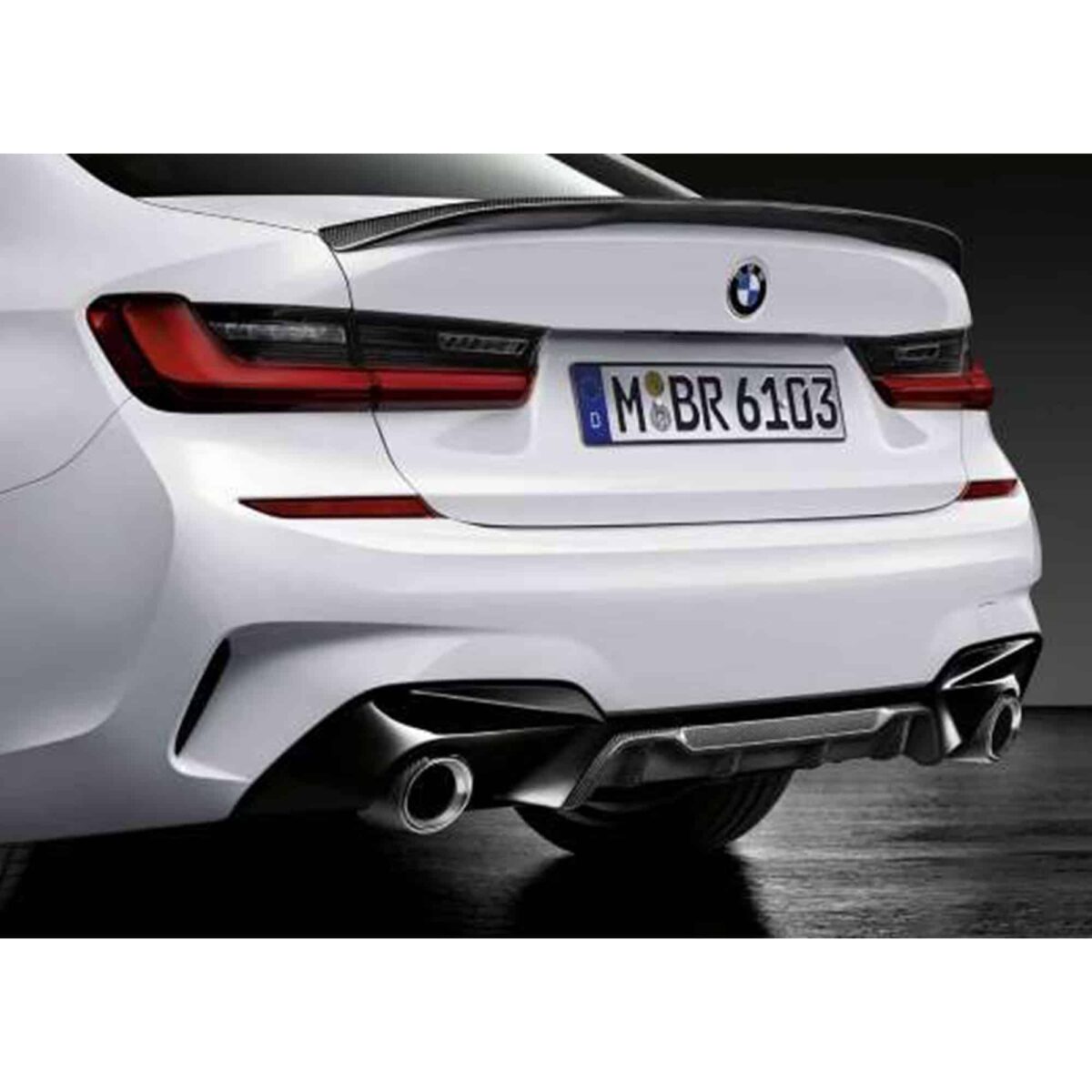OEM BMW M Performance rear diffuser carbon fiber 51192455819