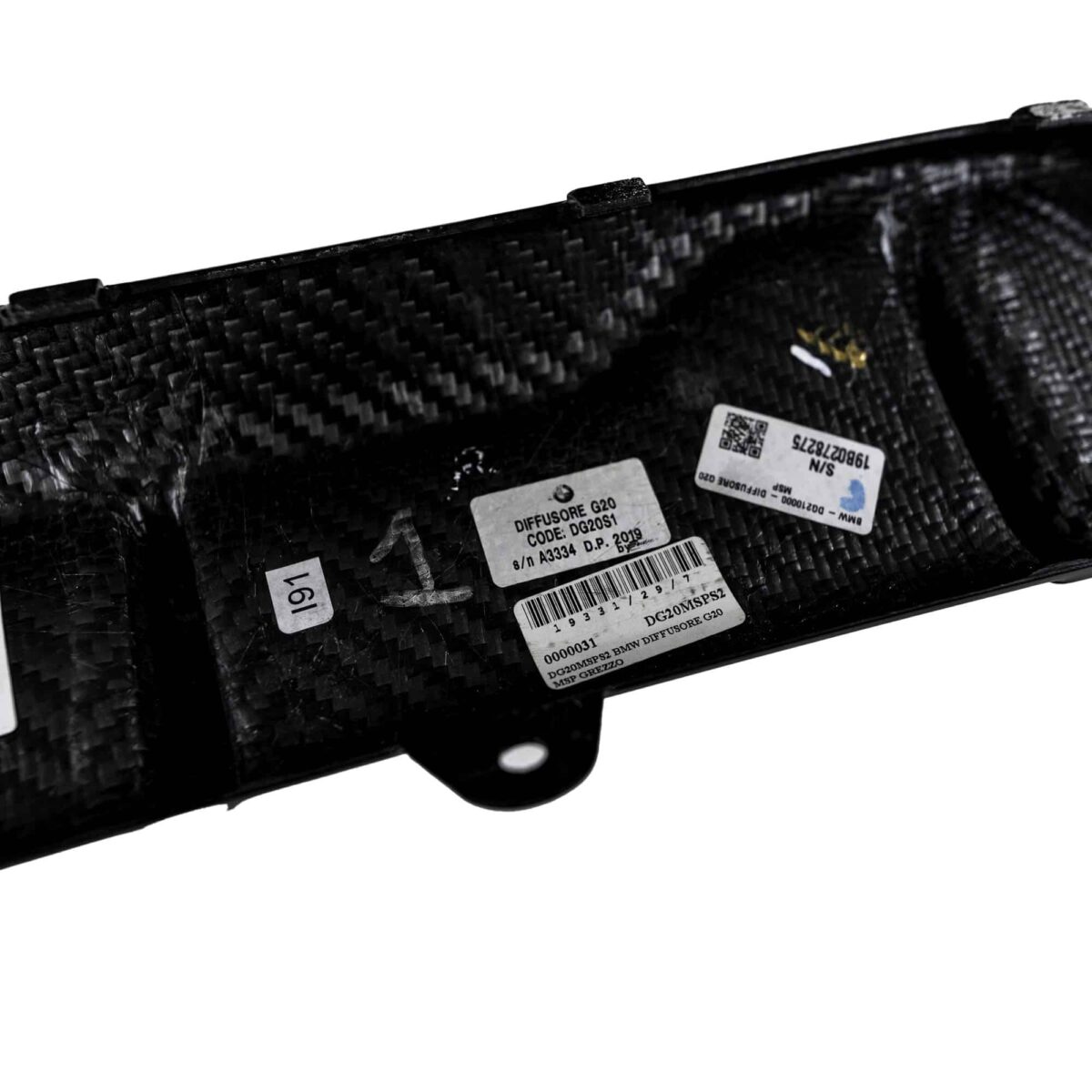 OEM BMW M Performance rear diffuser carbon fiber 51192455819 - Image 5
