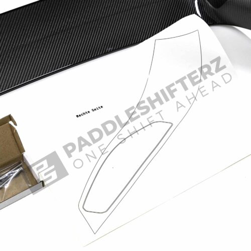 Template view of OEM BMW M Perf G87 gloss carbon fiber wing – 516625B33F50