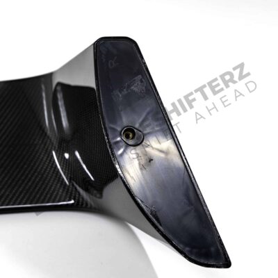 Right arm of OEM BMW M Perf G87 gloss carbon fiber wing – 516625B33F50
