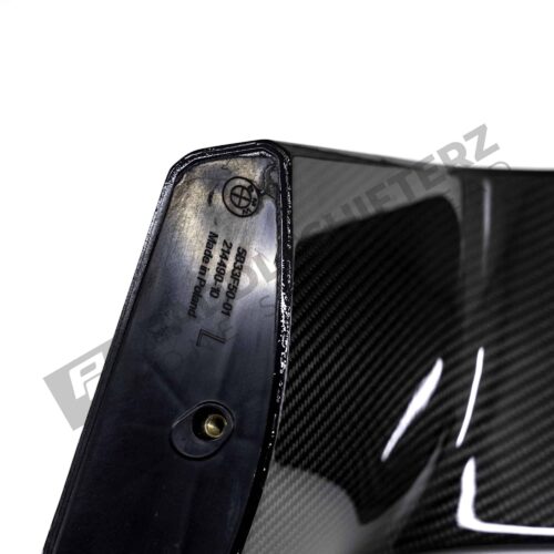 Left arm of OEM BMW M Perf G87 gloss carbon fiber wing – 516625B33F50
