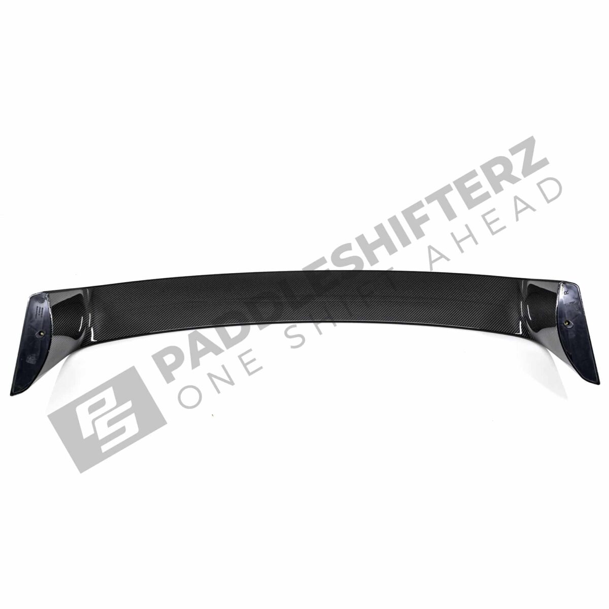 Bottom of OEM BMW M Perf G87 gloss carbon fiber wing – 516625B33F50