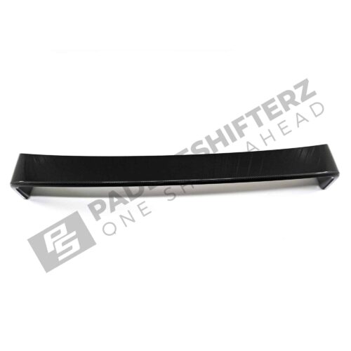 Top view of OEM BMW M Perf G87 gloss carbon fiber wing – 516625B33F50