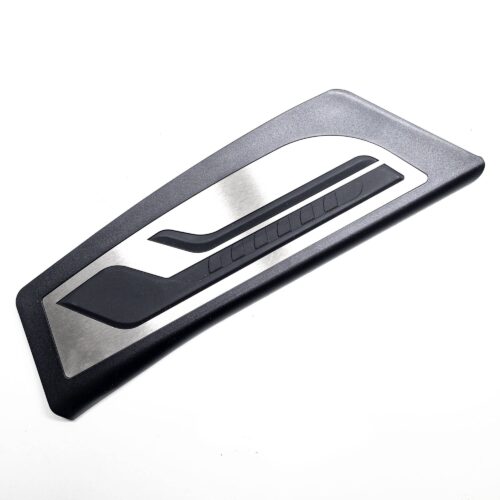 OEM BMW M Performance footrest stainless steel - 51475A7ABE6 from the side