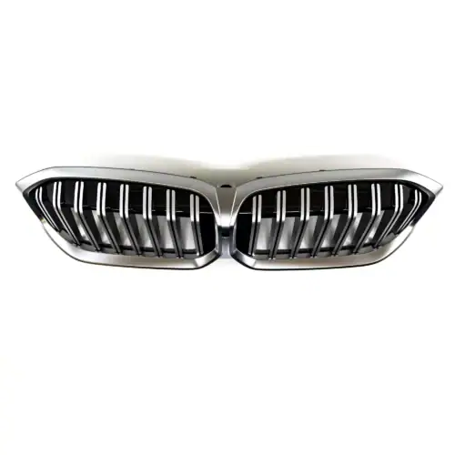 Alternative view of OEM BMW Chrome Grille G20, G21 LCI - 51115A1BFA6