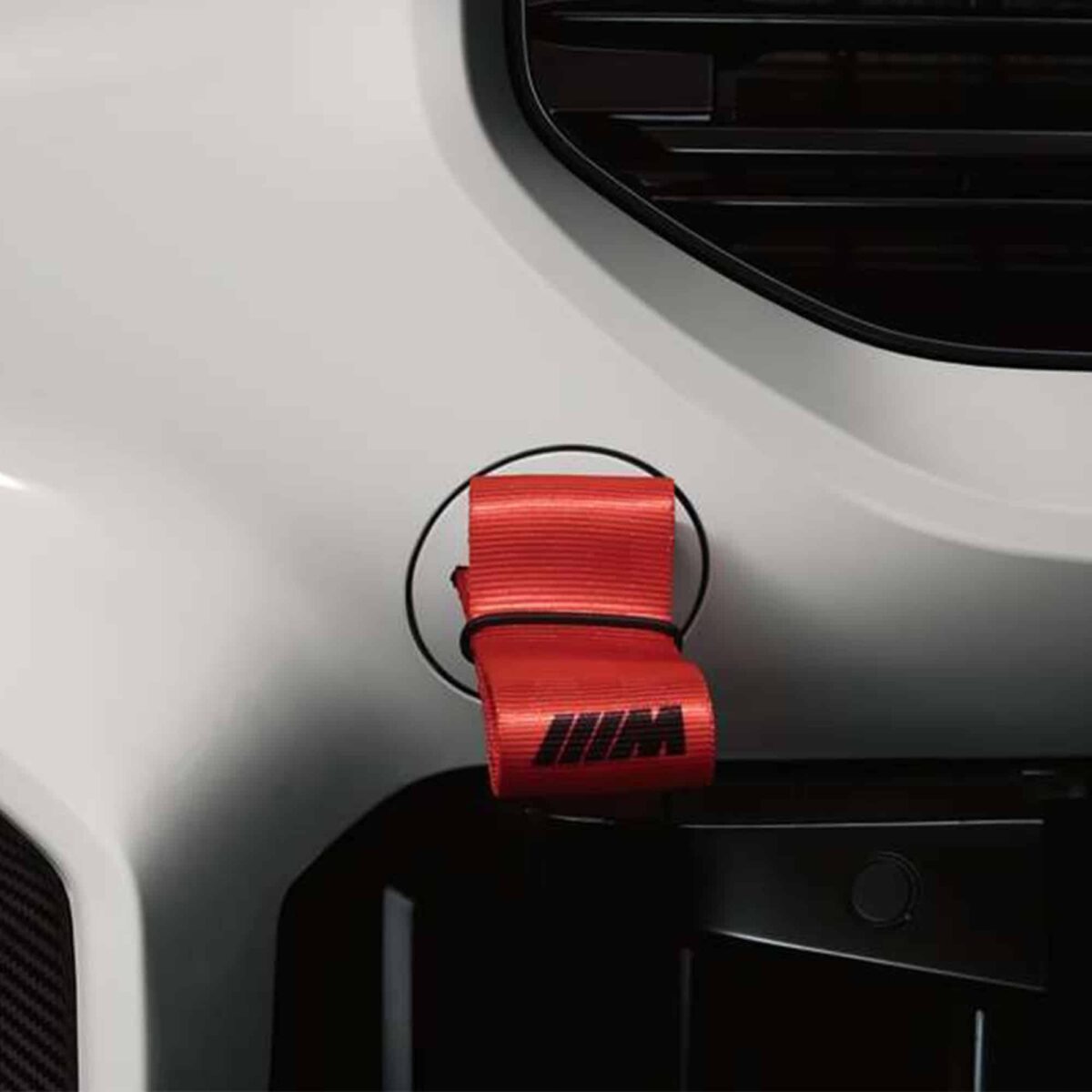 OEM BMW M performance red tow strap - 72155A57B31 - Image 2