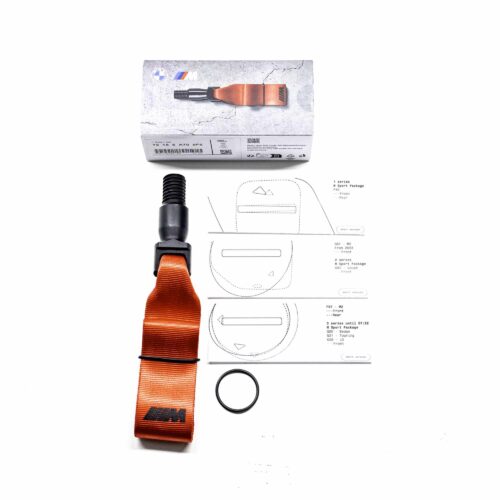 OEM BMW M performance red tow strap - 72155A709F6