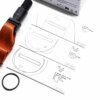 OEM BMW M performance red tow strap - 72155A709F6 – view 7
