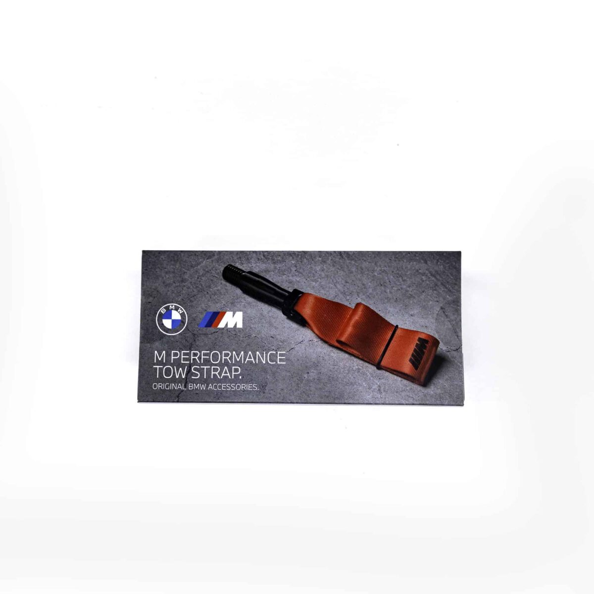 OEM BMW M performance red tow strap - 72155A57B31