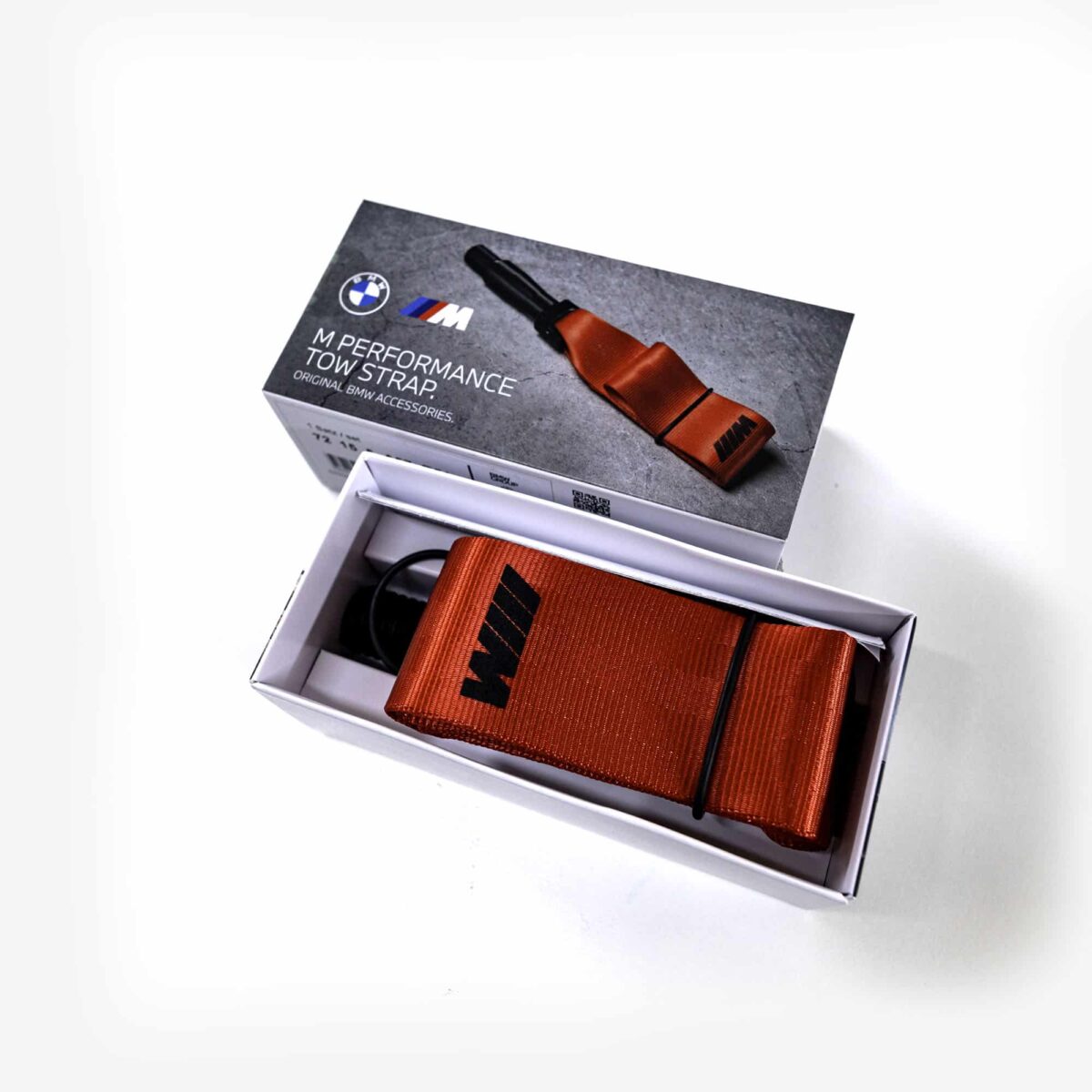OEM BMW M performance red tow strap - 72155A57B31 - Image 6