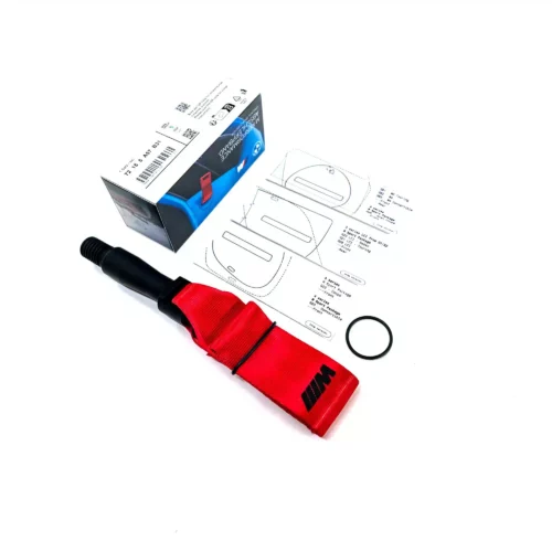 OEM BMW M performance red tow strap 72155A57B31