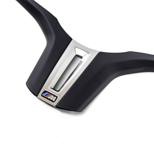 Close up view of OEM BMW M standard steering wheel trim - 61319882775