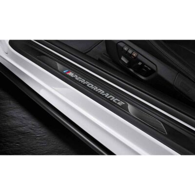 OEM BMW Carbon fiber door sill trim - 51472457839-51472460362