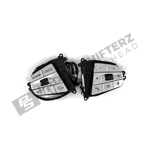 OEM BMW Galvanized steering buttons – 61319483008 top view