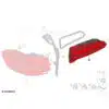 OEM BMW G05 LCI Taillight LED, tailgate right EU 63215A11EC2