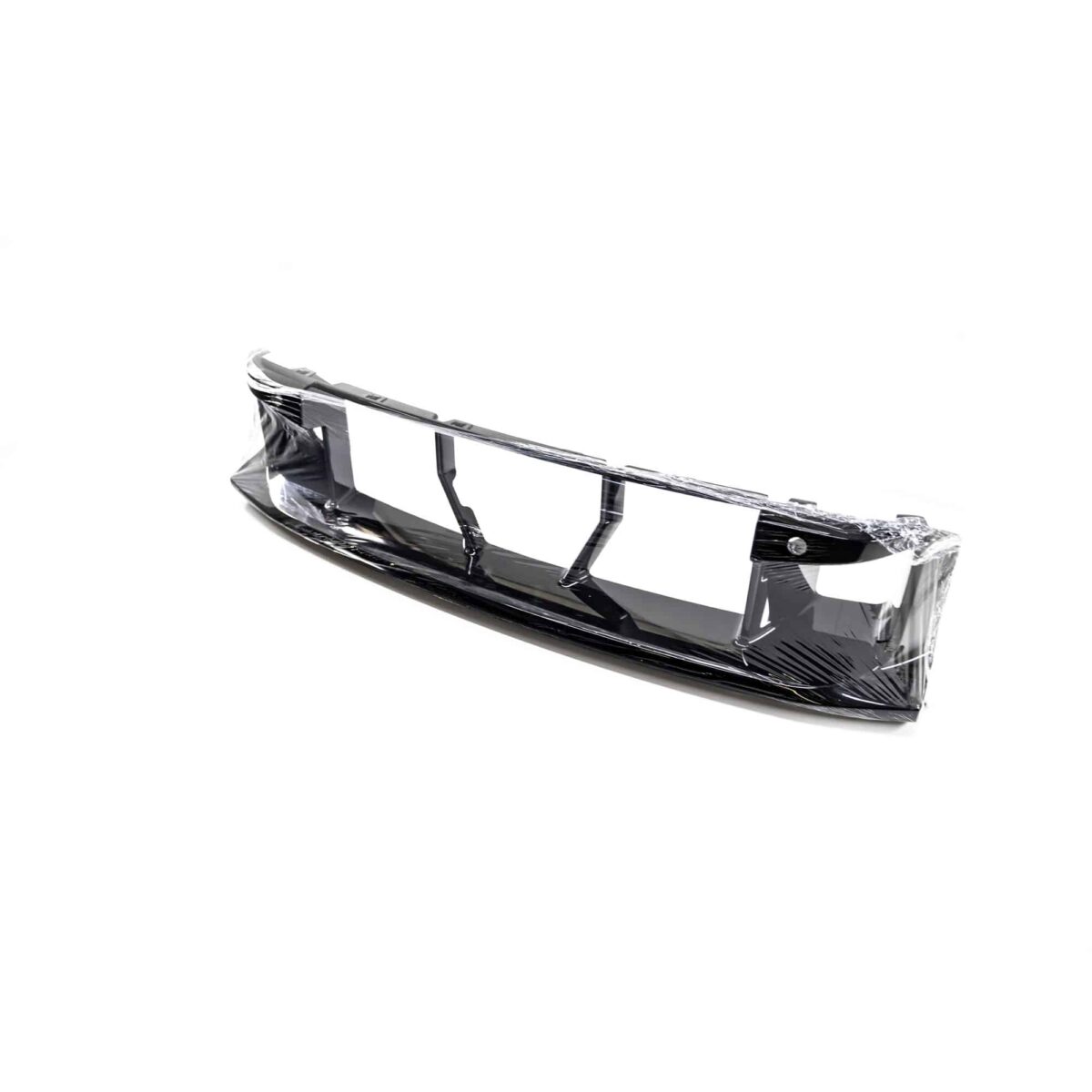 OEM BMW Gloss black G87 M2 Front Bumper center trim, lower part - 51118081270 photographed from the left