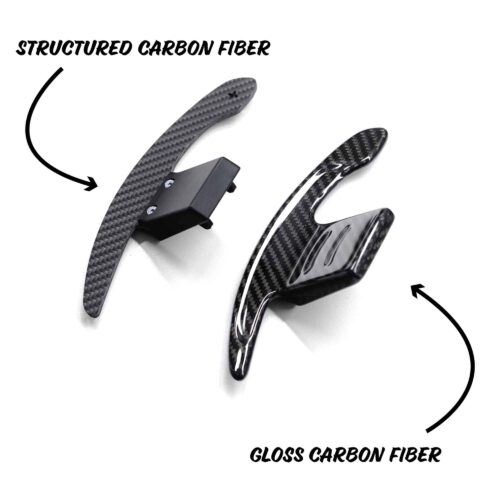 PaddleShifterz Structured Carbon fiber paddle shifters for BMW F series compare 3