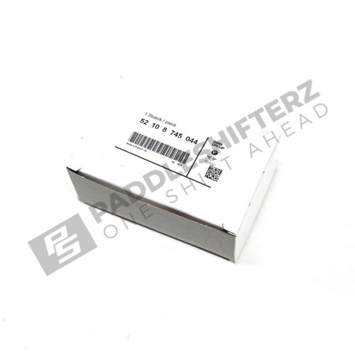 Box of OEM BMW G82 M4 Seat badge, illuminated - 52108745044