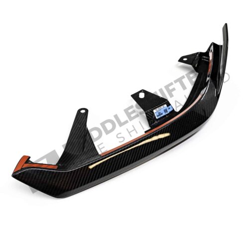 OEM BMW M Perf Carbon fiber front lip left - 51115A6FE81 top view