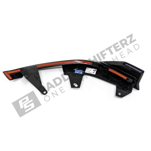 OEM BMW M Perf Carbon fiber front lip right - 51115A6FE82 bottom view