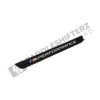 Side view of OEM BMW M Performance Carbon door sill trim - 51475A6CBC3