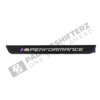 Front view of OEM BMW M Performance Carbon door sill trim - 51475A6CBC3