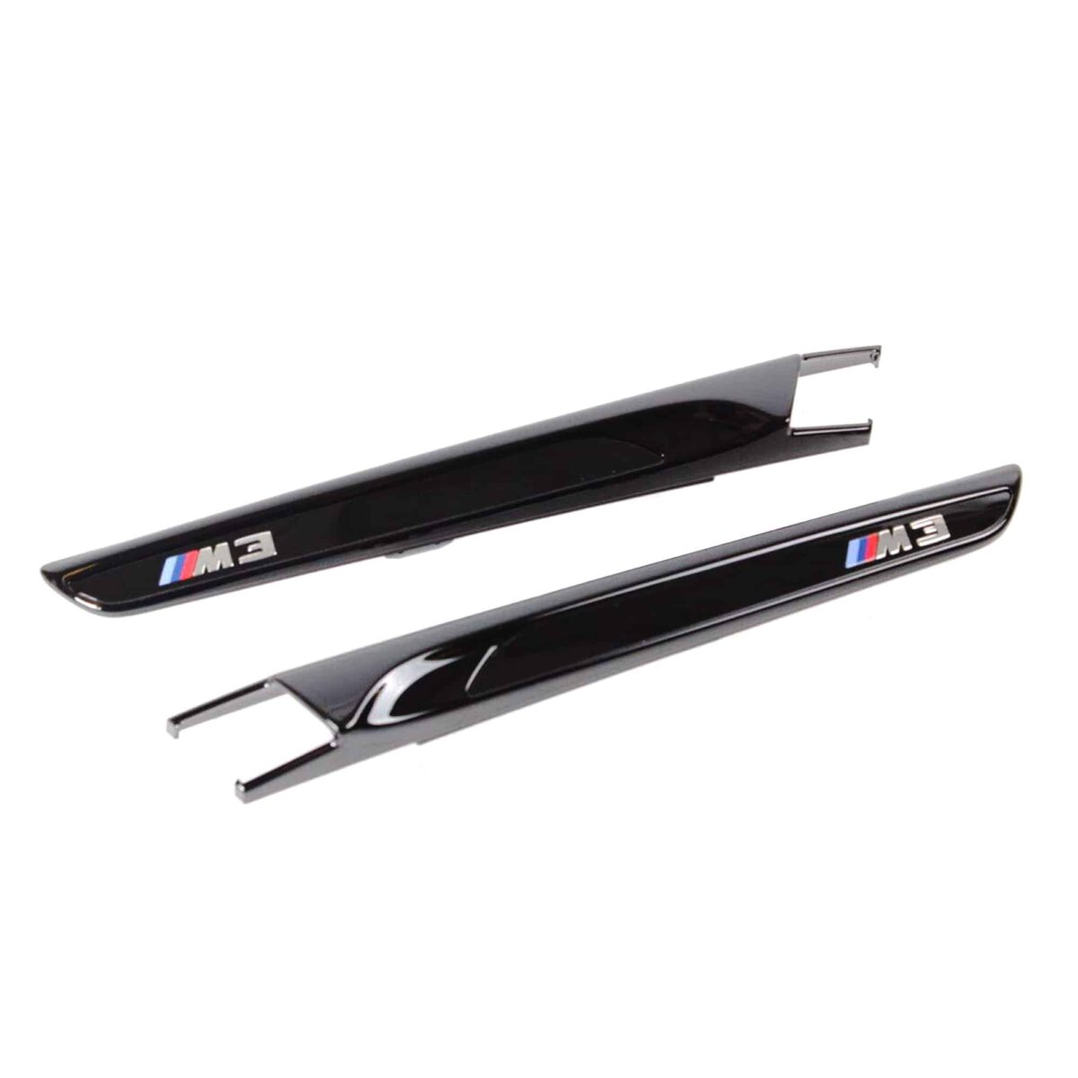 OEM BMW Gloss black side trims for F80 M3 - 51148068588, 51148068587
