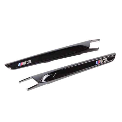 OEM BMW Gloss black side trims for F80 M3 - 51148068588, 51148068587
