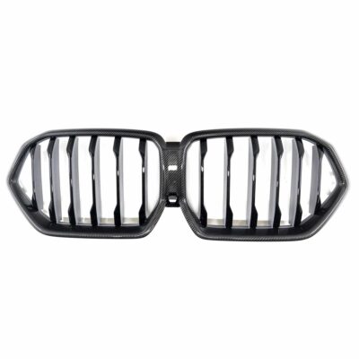 Damaged - OEM BMW M Performance X6M carbon fiber grill - 51712467265