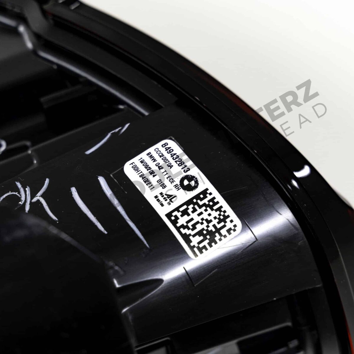OEM BMW G87 M2 Euro-LHD taillights - 63218494327-63218494328 close up right