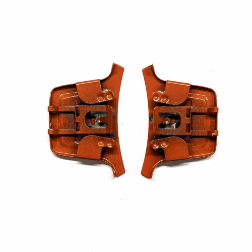 OEM BMW M red rear brake caliper clips - 34306884799 rear view