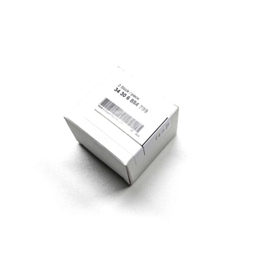 Box of OEM BMW M red rear brake caliper clips - 34306884799