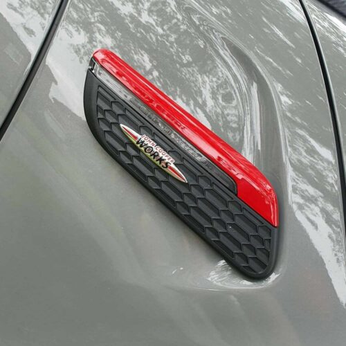 OEM MINI JCW Side fender turn signal, LCI2, pairs - 63179879005, 63179879006 on a MINI
