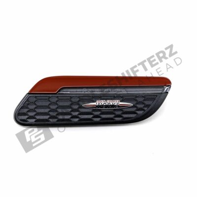 Linke Seite Draufsicht auf OEM MINI JCW Seite Kotflügel Blinker LCI2 63179879005-63179879006