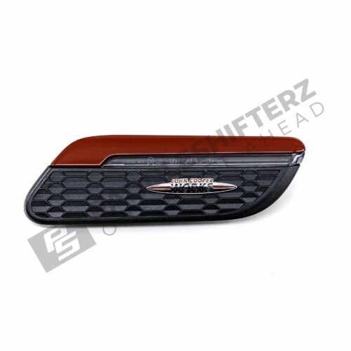 Left side top view of OEM MINI JCW Side fender turn signals LCI2 63179879005-63179879006