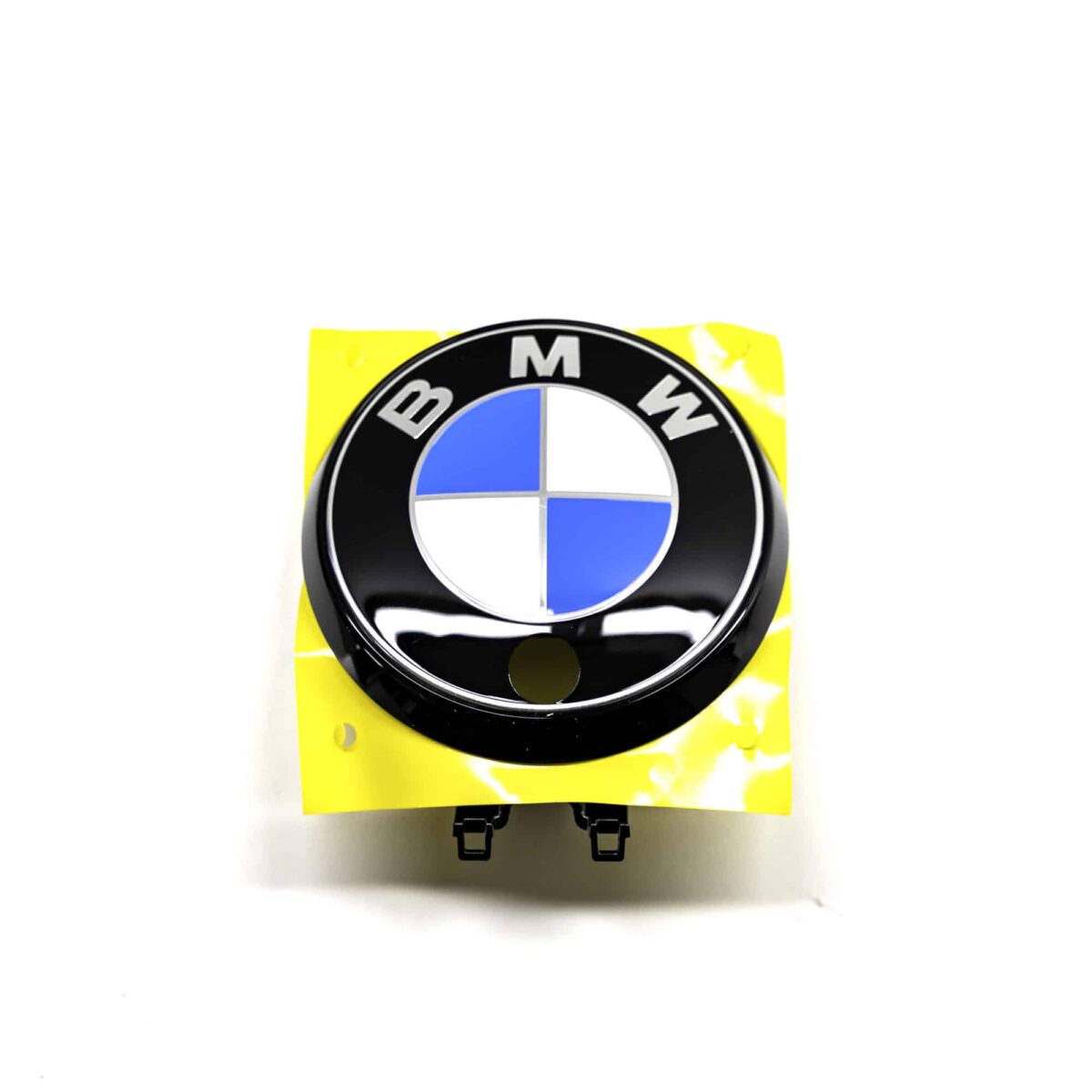 OEM BMW Gloss black rear emblem with camera hole 51147887227 - Image 6