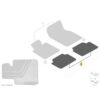 OEM BMW Performance rear floor mats for F20 - 51472409929