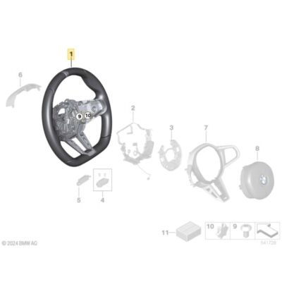 OEM BMW M Sport Flachboden Alcantara und Leder Lenkräder 32305A8A905