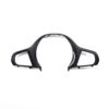 OEM BMW Carbon fiber steering wheel trim top part for BMW G Series like G80 M3, without support for driving assistant professional photographed from the top
